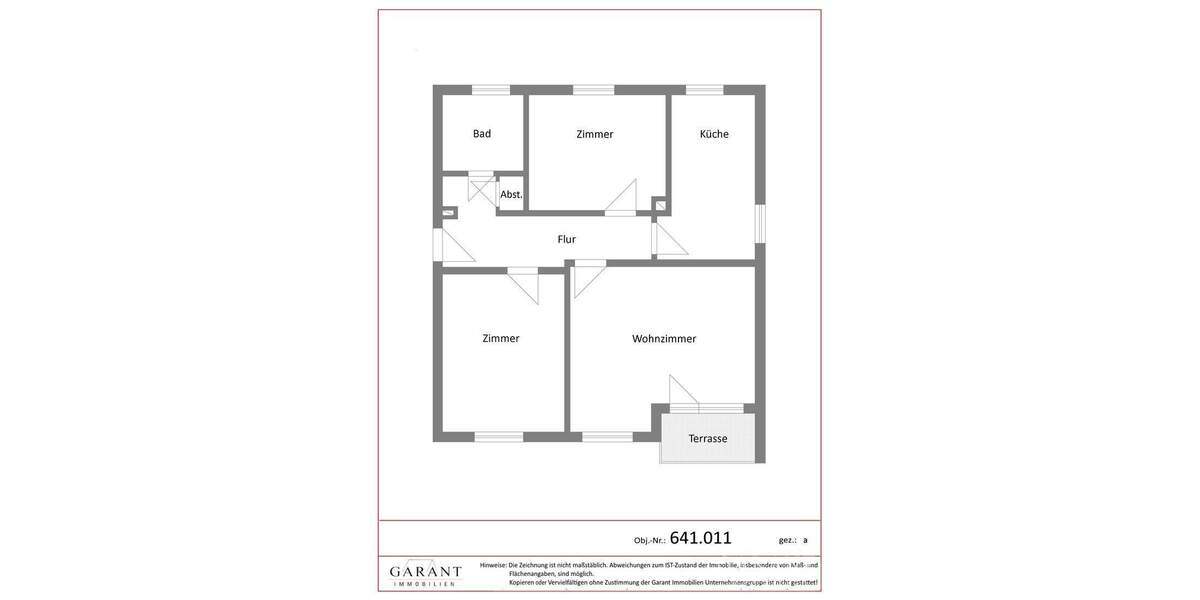 Terrassenwohnung Bad Reichenhall - 3 Zimmer, 75 m&sup2;, 365.000&euro; | Angebot:26378517