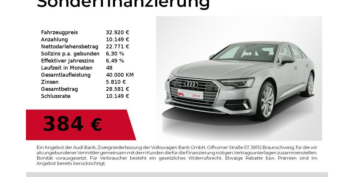 Audi A6 62.300 km 32.920 &euro; Nürnberg 90411