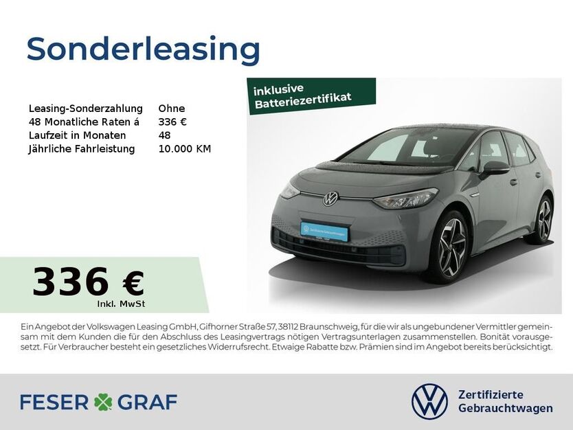 VW ID.3 24.147 km 23.450 € Nürnberg 90411