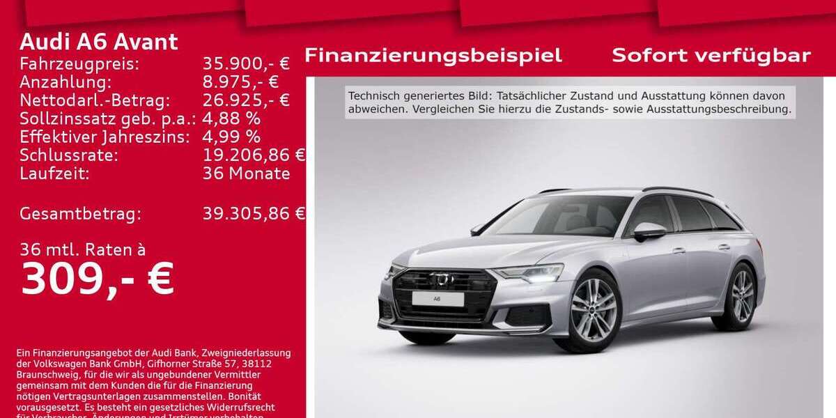 Audi A6 86.000 km 35.900 € Berlin 12489