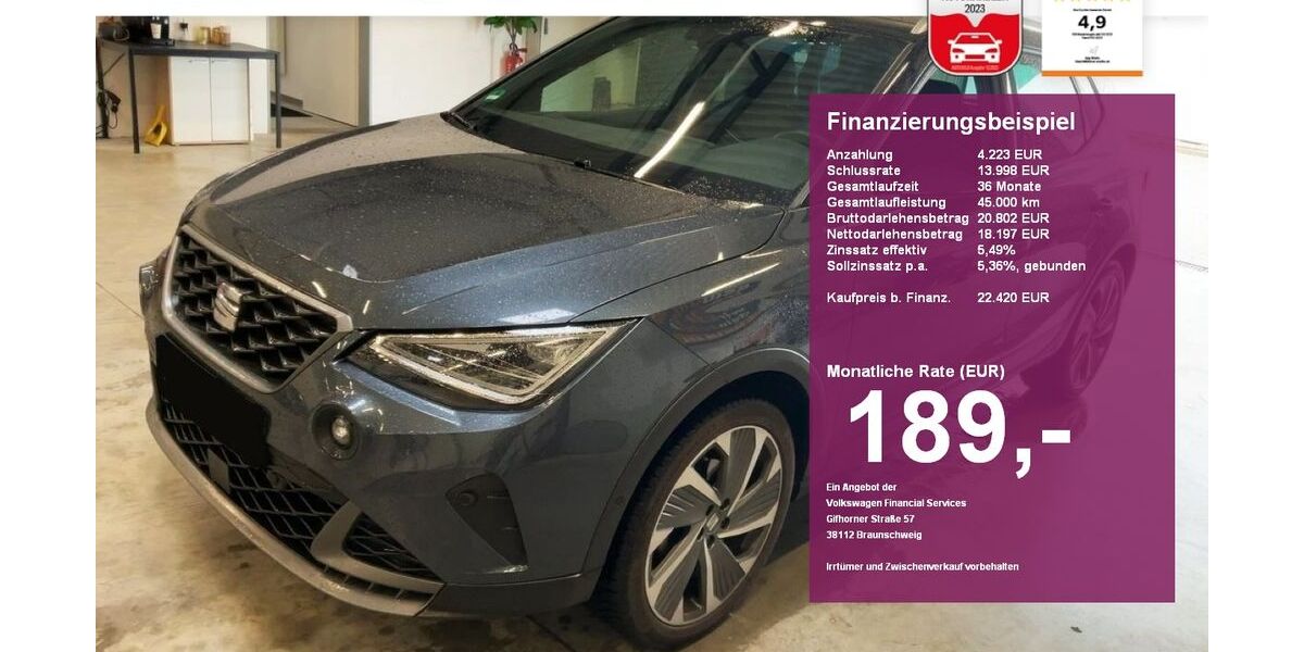 Seat Arona 25.500 km 22.200 &euro; Albbruck 79774