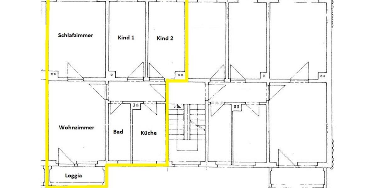 Etagenwohnung Kamenz - 4 Zimmer, 69 m&sup2;, 485&euro; | Angebot:25892670