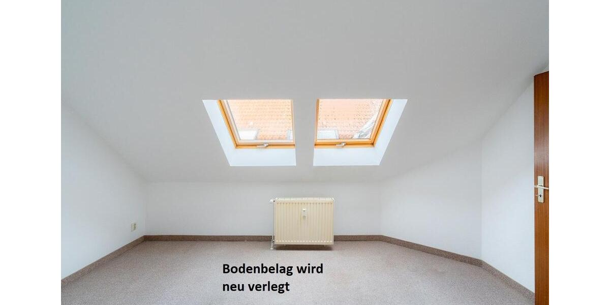 Moderne Dachgeschosswohnung mit sonnigem Westbalkon in zentraler Lage von Pulsnitz 4 zimmer