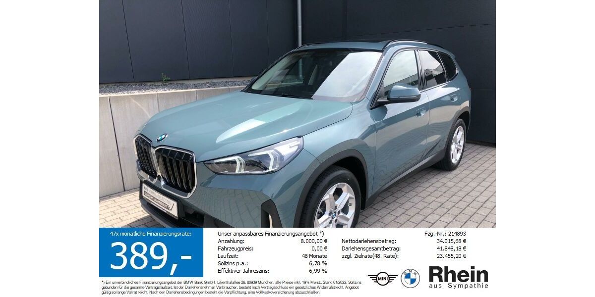 BMW X1 38.200 km 39.490 &euro; Buchen- Hettingen 74722