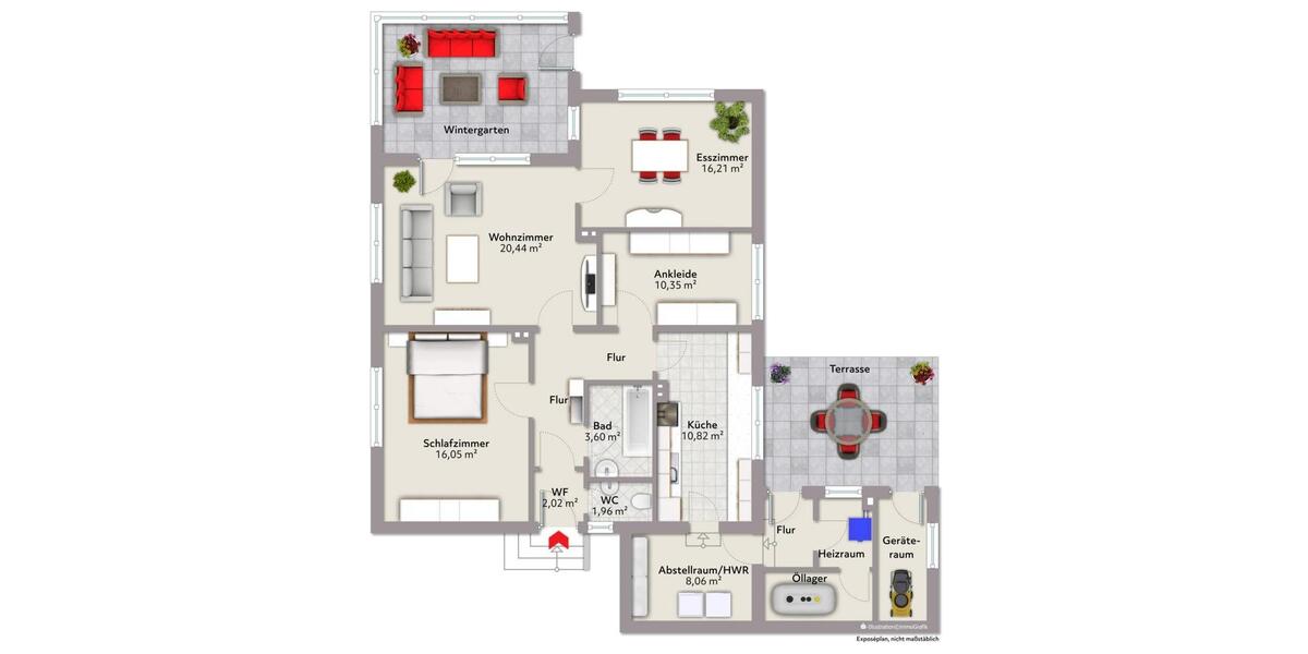 Einfamilienhaus Cuxhaven Groden - 4 Zimmer, 96 m&sup2;, 1.450&euro; | Angebot:26406518