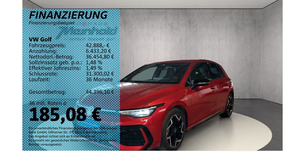 VW Golf 2.900 km 42.888 &euro; Auerbach/Rebesgrün 08209