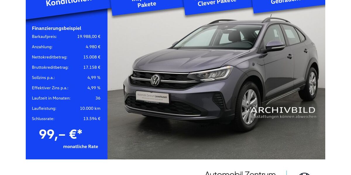 VW Taigo 15.994 km 19.988 € Leverkusen 51379