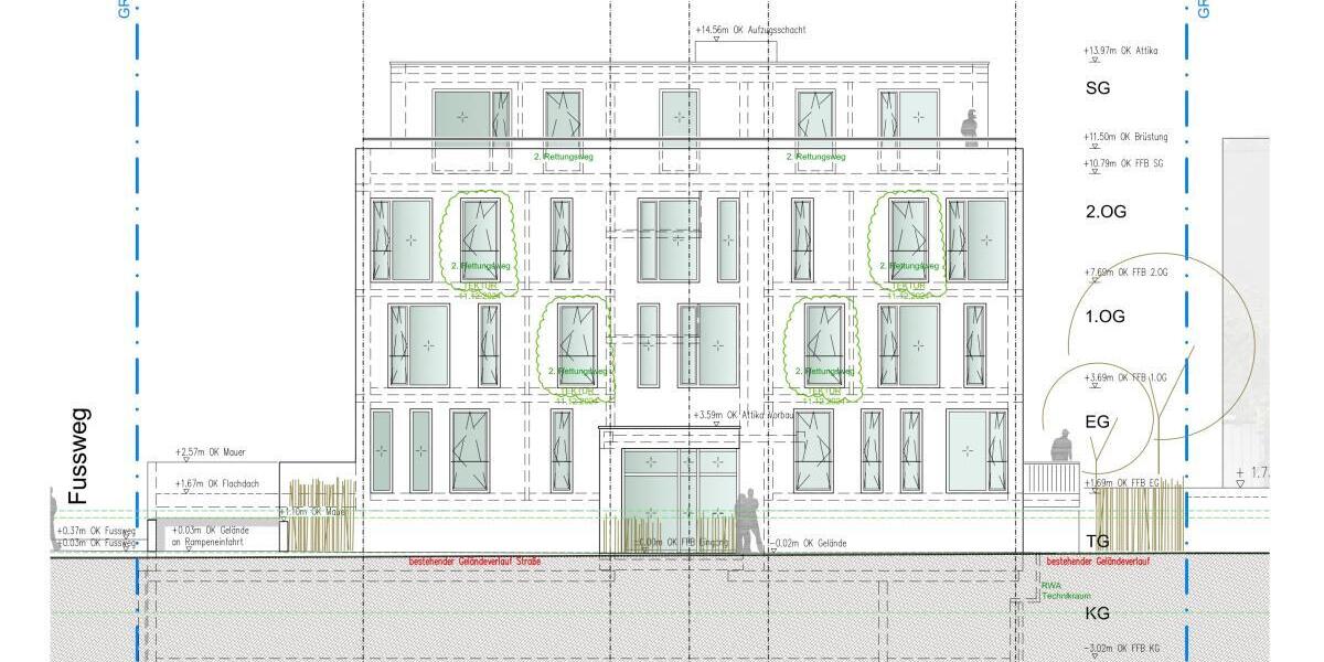 Helle Neubauwohnung mit eigenem Garten im KFW 40 Energiesparhaus Nähe Porta Nigra - Erdgeschoßwohnung Trier Nord | Angebot:26441140