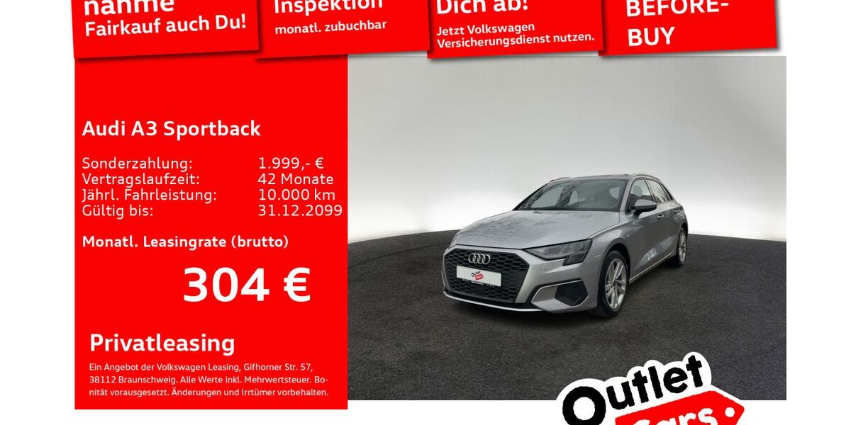 Audi A3 52.087 km 21.890 &euro; Senden 89250
