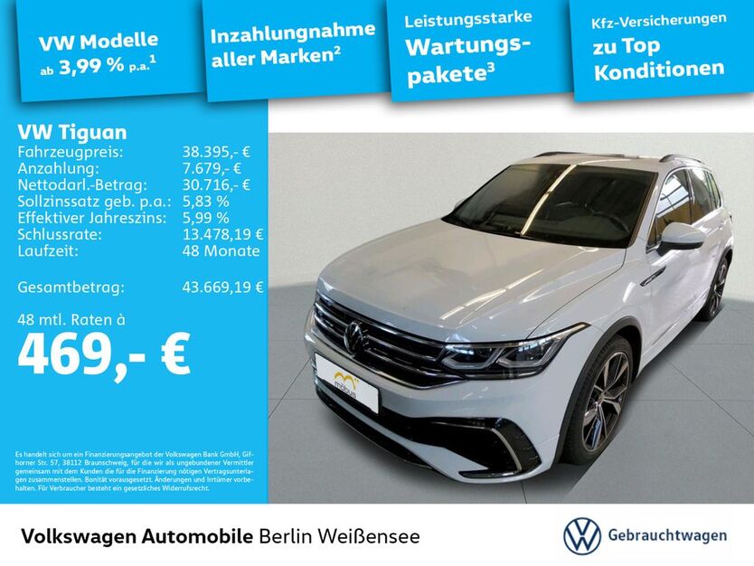 VW Tiguan 48.776 km 38.395 € Berlin 13088