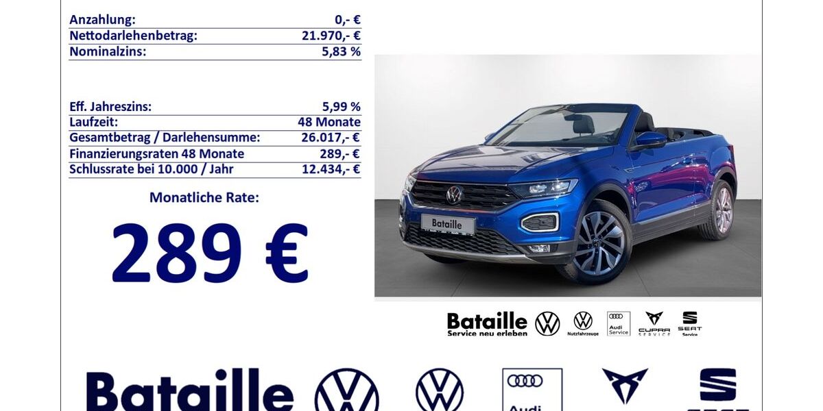 VW T-Roc 79.407 km 21.470 &euro; Jülich 52428
