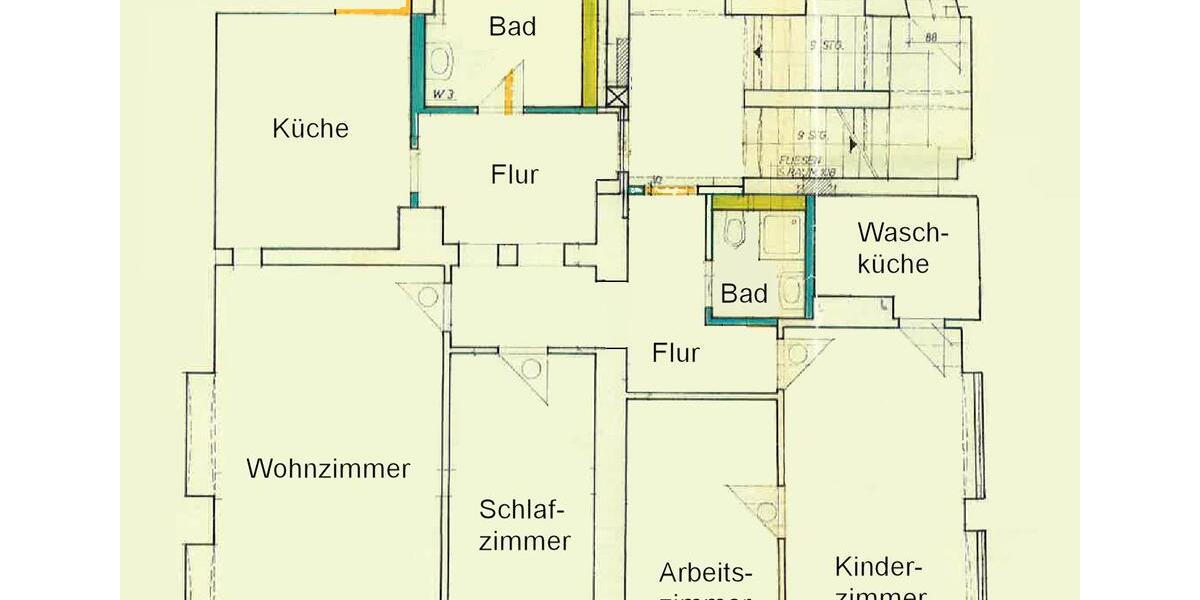 Etagenwohnung Meißen - 4 Zimmer, 117 m&sup2;, 800&euro; | Angebot:26336989