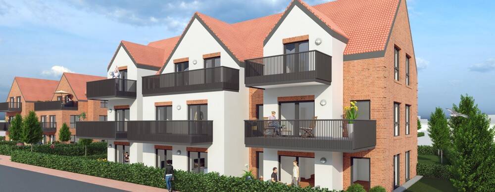 Etagenwohnung Werlte - 2 Zimmer, 54 m&sup2;, 199.000&euro; | Angebot:25674348