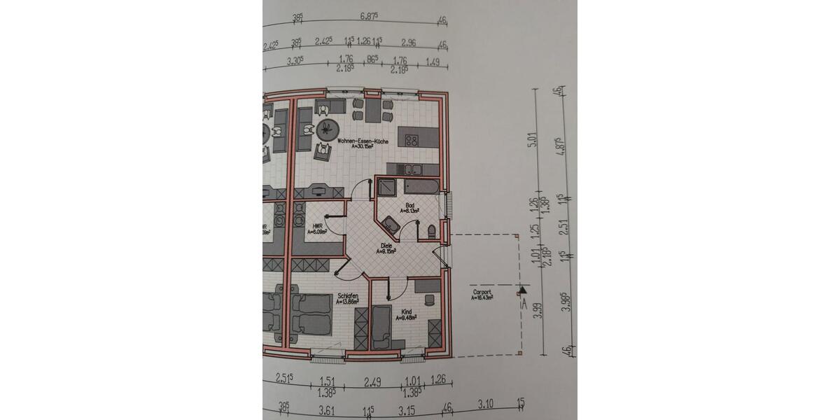 Bungalow Herzlake - 3 Zimmer, 77 m&sup2;, 770&euro; | Angebot:25397215