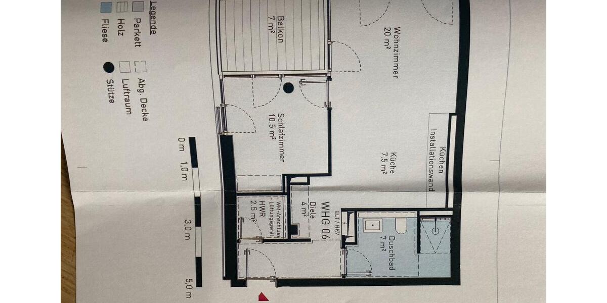 Etagenwohnung Hamburg Altona-Nord - 2 Zimmer, 55 m&sup2;, 699.000&euro; | Angebot:26413324