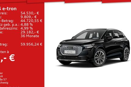 Audi Q4 e-tron 13.500 km 54.530 € Mosbach 74821