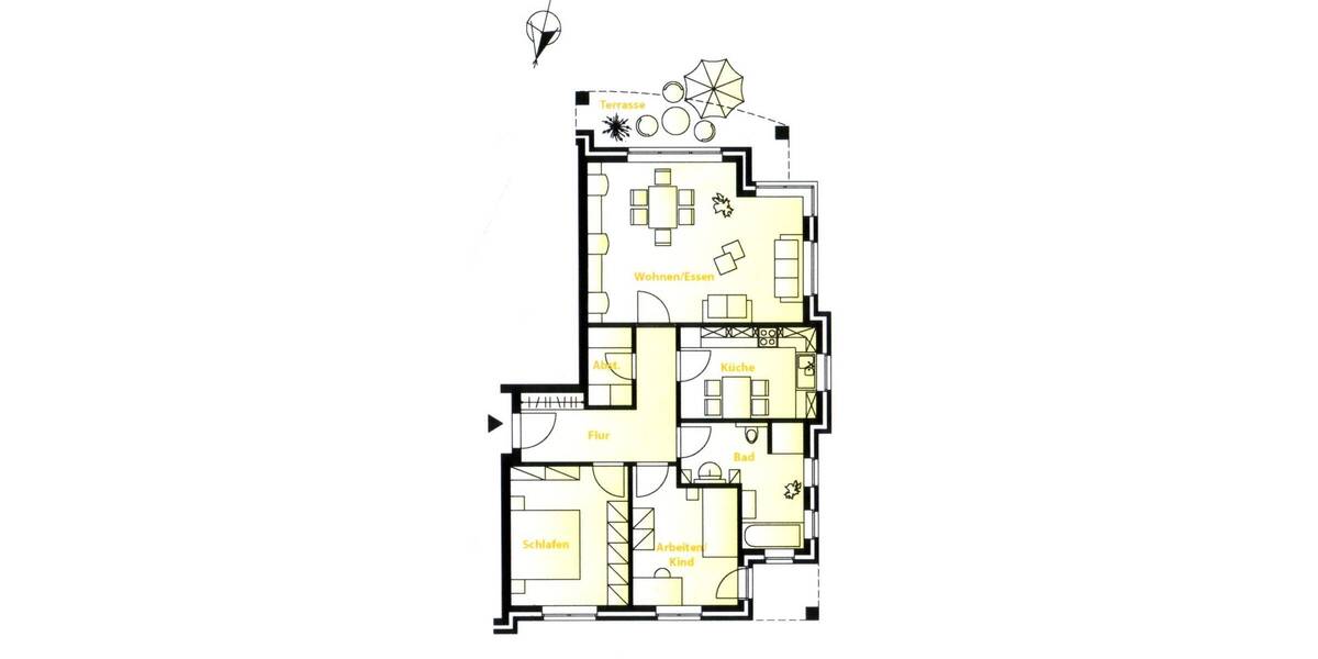 Etagenwohnung Cloppenburg - 3 Zimmer, 82 m&sup2;, 305.000&euro; | Angebot:25997069