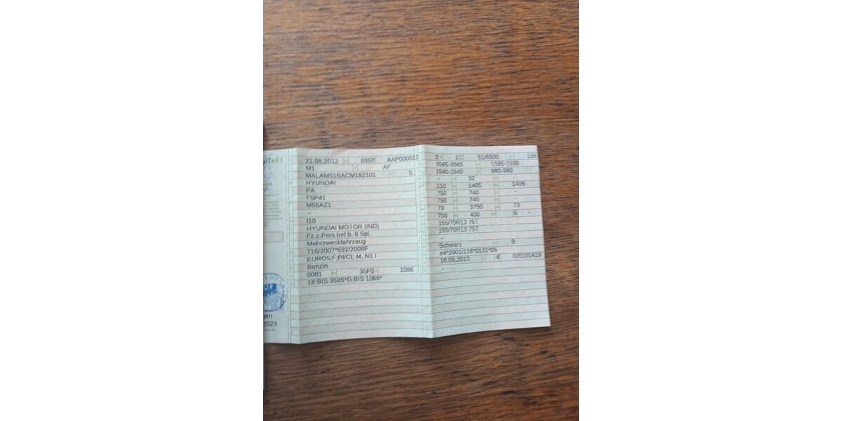 Hyundai i10 50.000 km 4.500 € Hirzenhain 63697