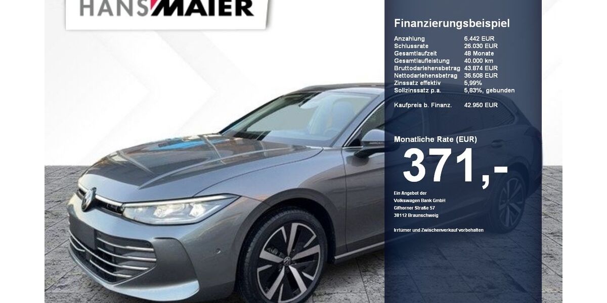 VW Passat 1.500 km 42.950 &euro; Erding 85435