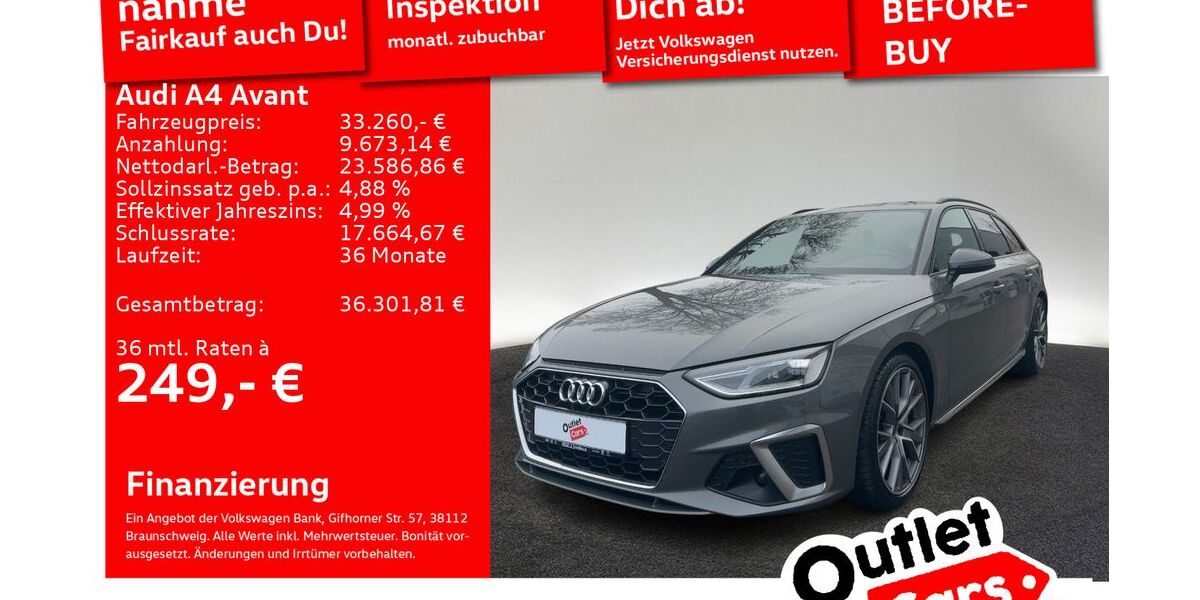 Audi A4 44.708 km 33.260 &euro; Senden 89250