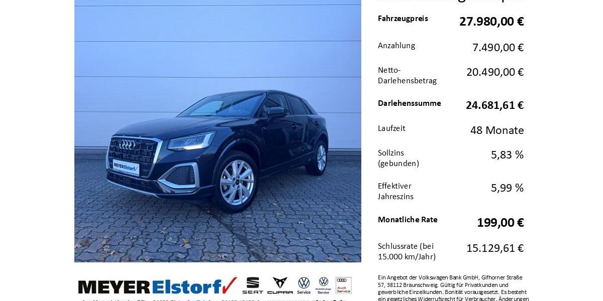 Audi Q2 19.700 km 27.980 &euro; Neu Wulmstorf 21629