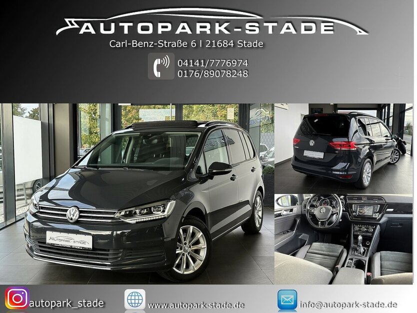 VW Touran 1.6 TDI DSG Pano Navi LED ACC Stdhzg. AHK 134.000 km 15.790 € Stade 21682