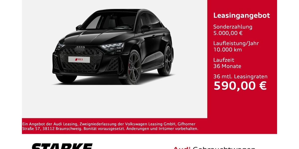 Audi RS3 10.318 km 67.630 € Osnabrück 49080
