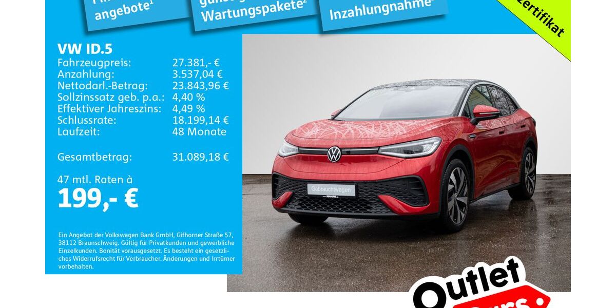 VW ID.5 47.123 km 27.381 &euro; Dachau 85221