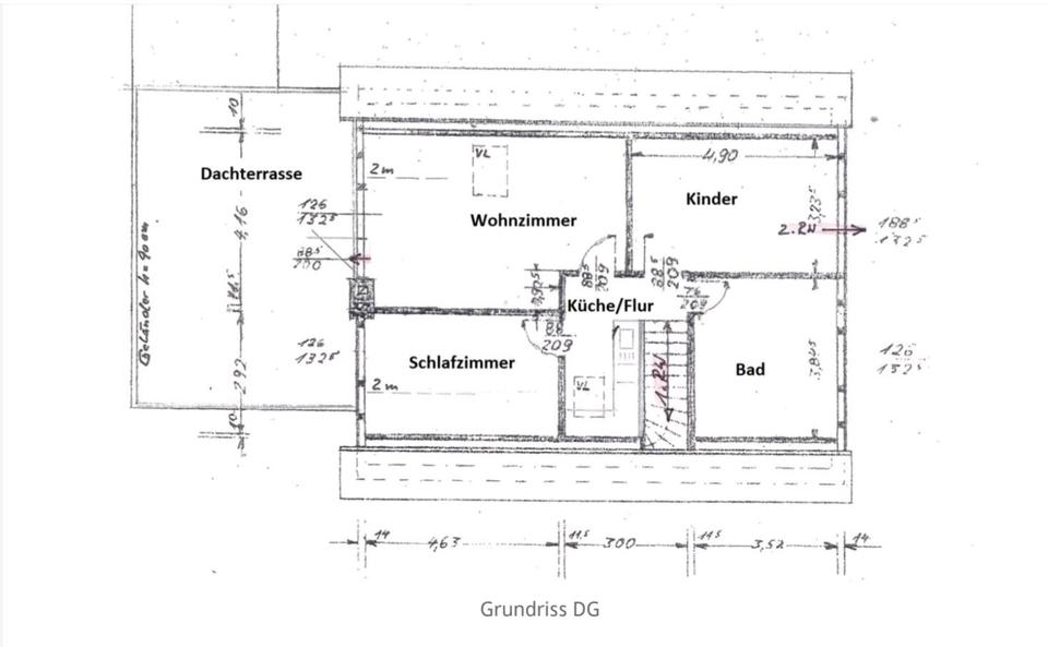 Dachgeschoßwohnung Langenhorn - 3 Zimmer, 60 m&sup2;, 650&euro; | Angebot:25382752