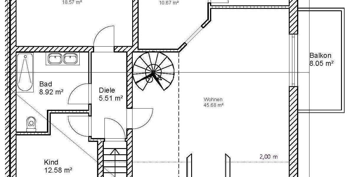 Etagenwohnung Karlshuld Neuschwetzingen - 4 Zimmer, 123 m&sup2;, 1.000&euro; | Angebot:25523775
