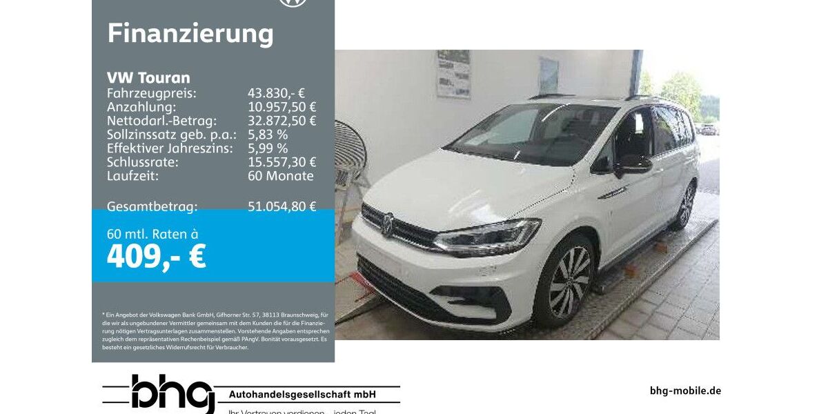 VW Touran 6.196 km 43.830 &euro; Rottweil 78628