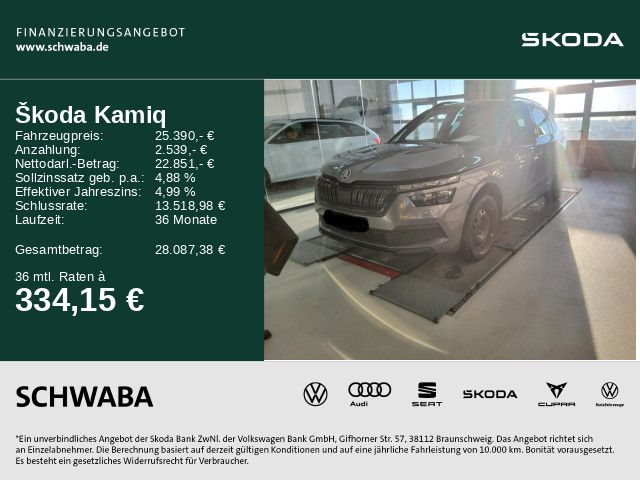 Skoda Kamiq 55.800 km 25.390 &euro; Gersthofen 86368
