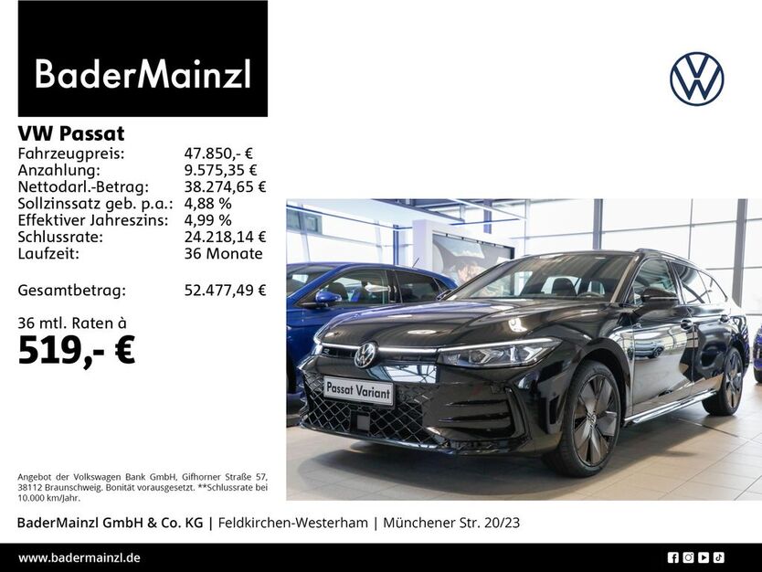 VW Passat Variant 7.946 km 43.330 € Feldkirchen/Westerham 83620