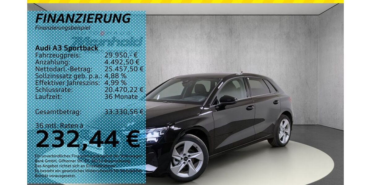 Audi A3 1.010 km 29.950 &euro; Auerbach/Rebesgrün 08209