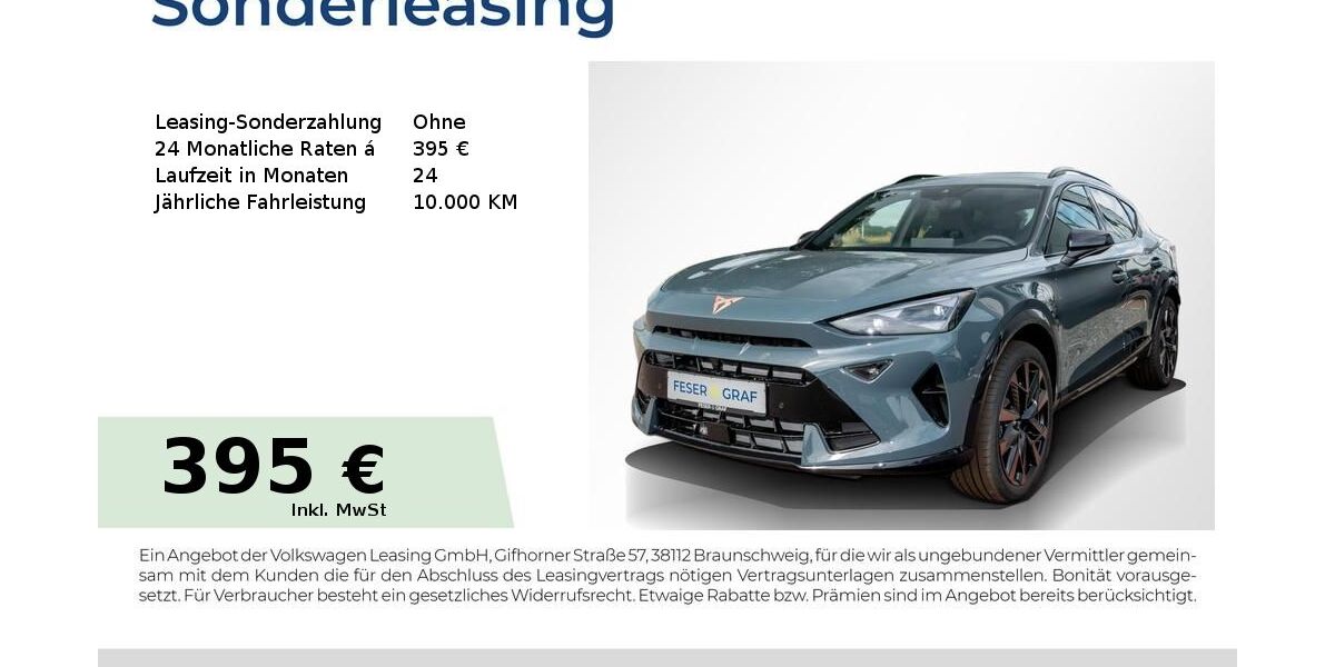 Cupra Formentor 15.600 km 35.940 &euro; Magdeburg 39126