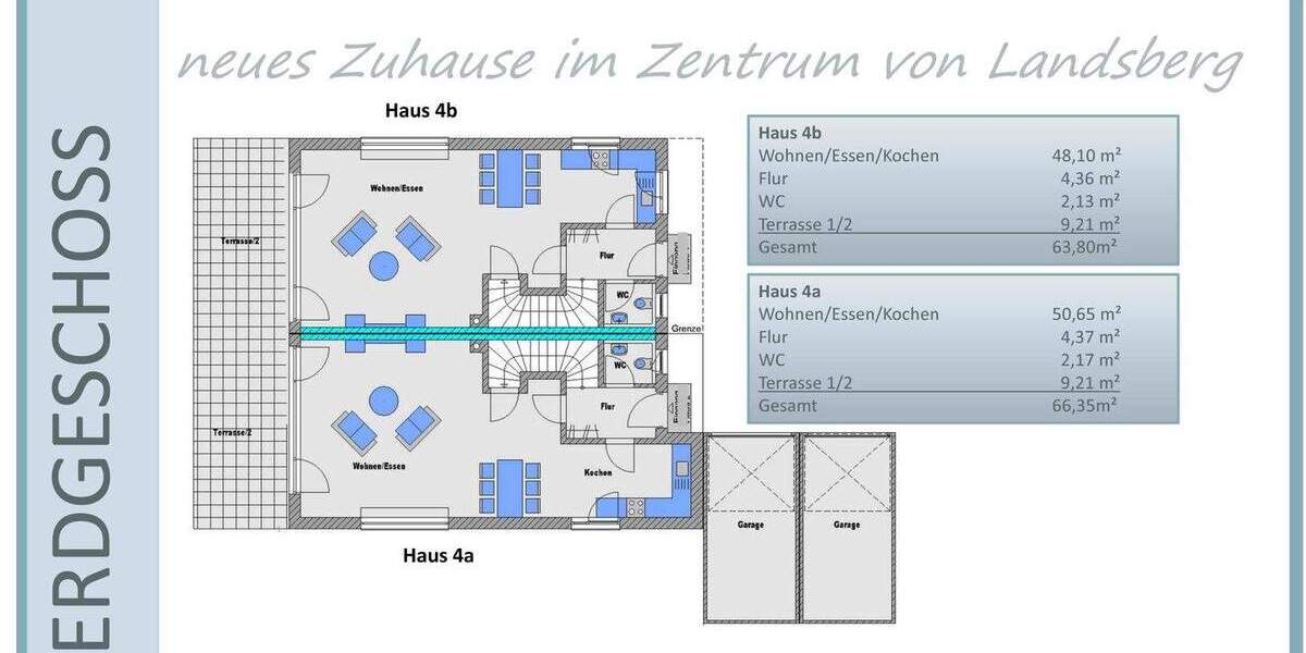 Doppelhaushälfte Landsberg Ellighofen - 5 Zimmer, 147 m&sup2;, 948.900&euro; | Angebot:25728793