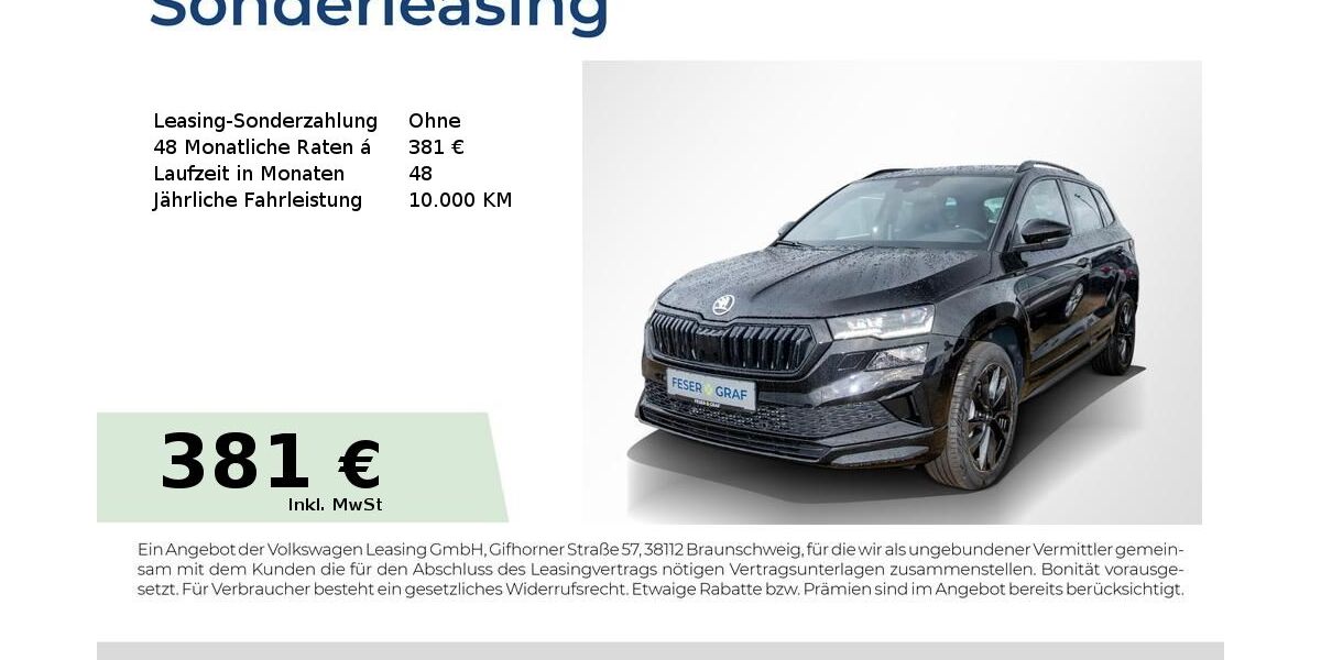 Skoda Karoq 2.500 km 36.990 &euro; Magdeburg 39118