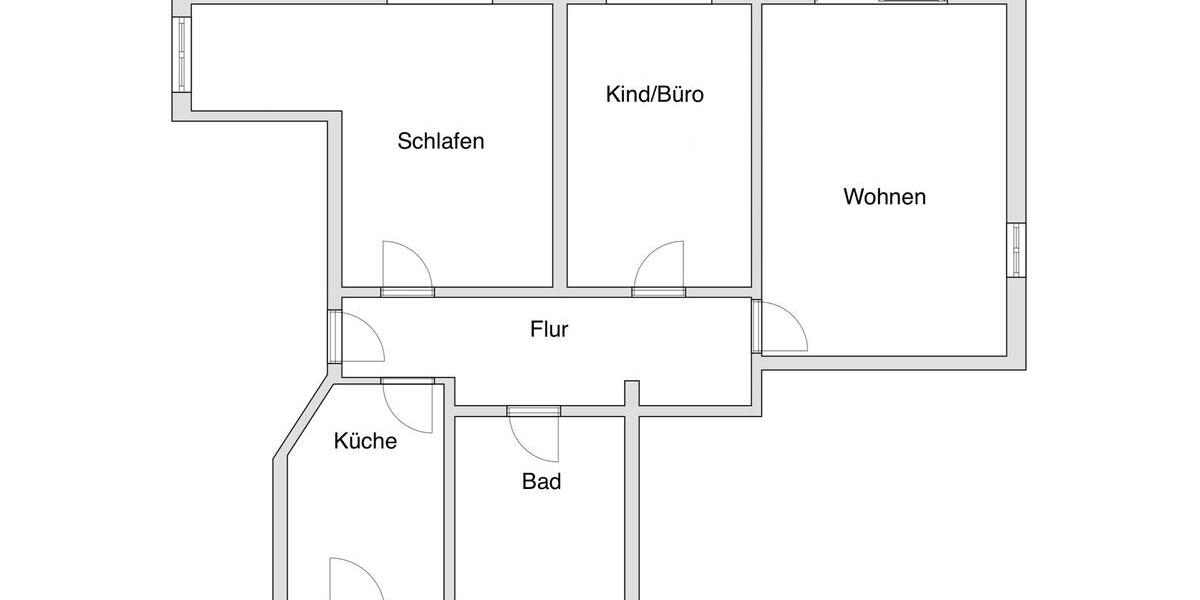 Etagenwohnung Hille - 3 Zimmer, 82 m&sup2;, 750&euro; | Angebot:25281721