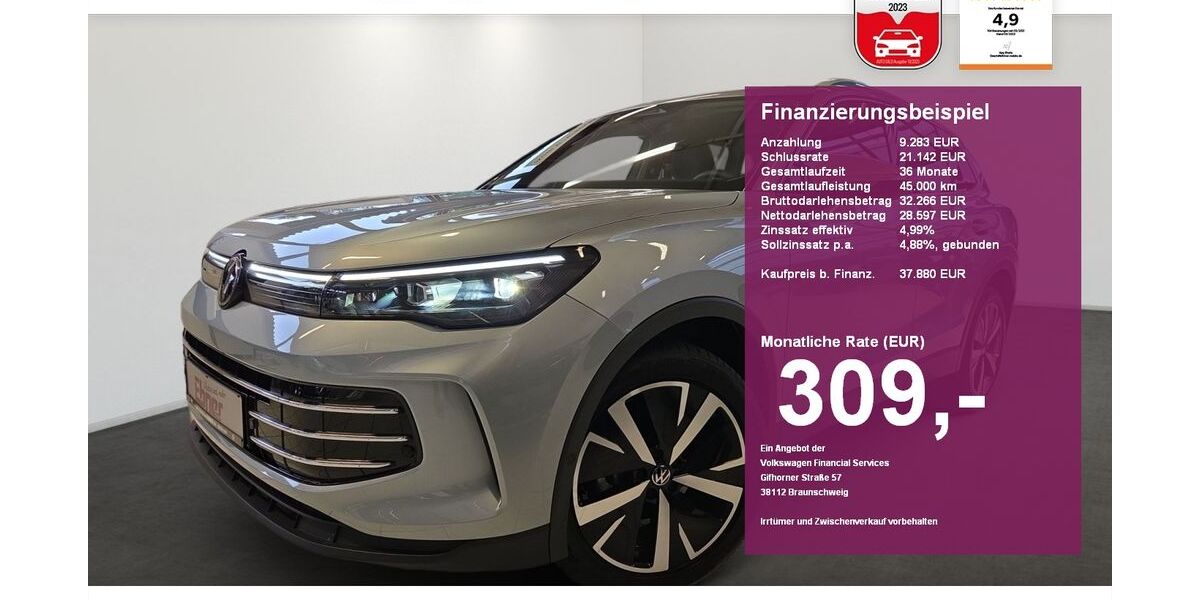 VW Tiguan 6.800 km 37.880 &euro; Albbruck 79774