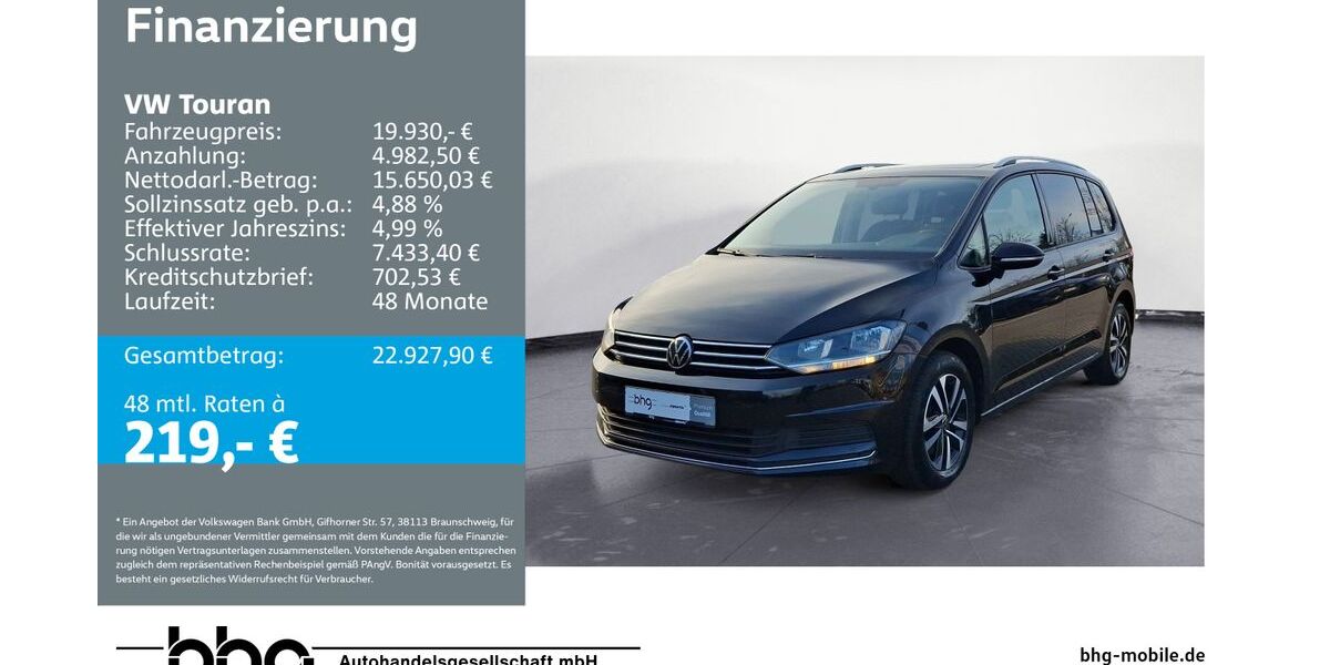 VW Touran 123.370 km 20.730 &euro; Freiburg 79115