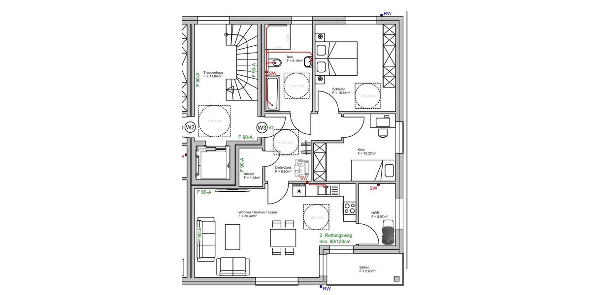 Moderne 3-Zimmer-Neubauwohnung (83 m²) – EG Erstbezug in Top-Lage 3 zimmer