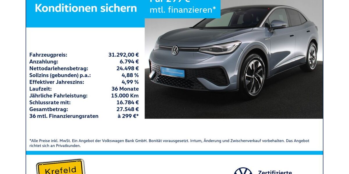 VW ID.5 64.996 km 31.292 &euro; Krefeld 47803