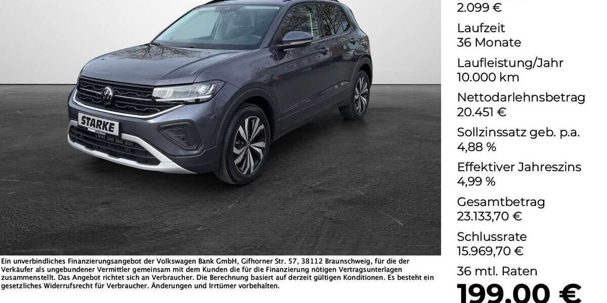 VW T-Cross 17.626 km 22.550 &euro; Osnabrück 49078