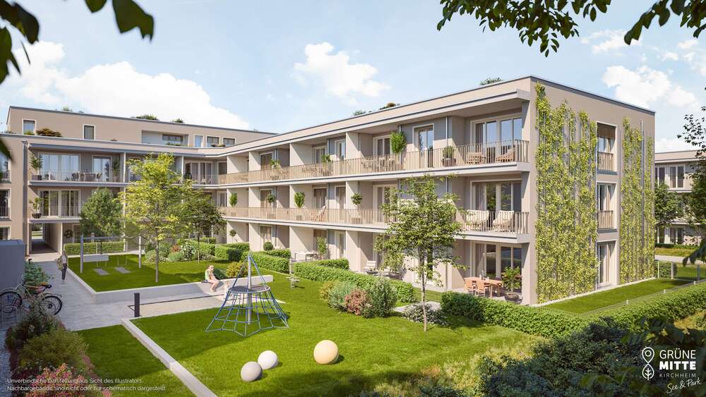 Wohnung zum Kaufen in Kirchheim b. München 355.000 € 35.18 m² 1 zimmer