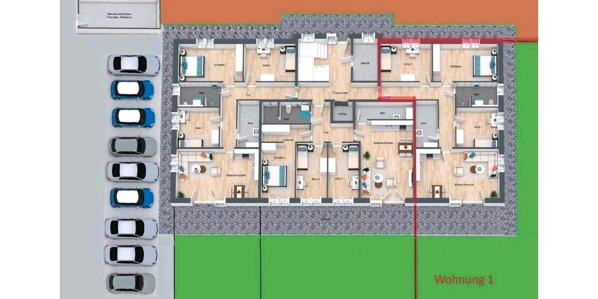 Erdgeschoßwohnung Bispingen - 4 Zimmer, 110 m&sup2;, 1.370&euro; | Angebot:25656793
