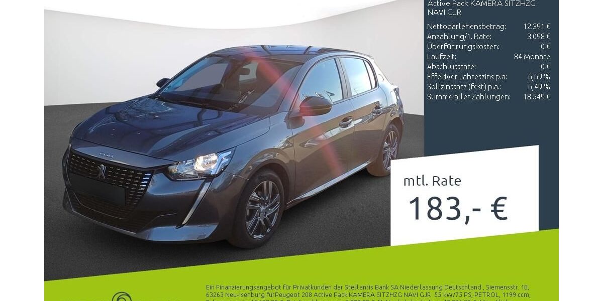 Peugeot 208 19.706 km 15.489 &euro; Borken 46325