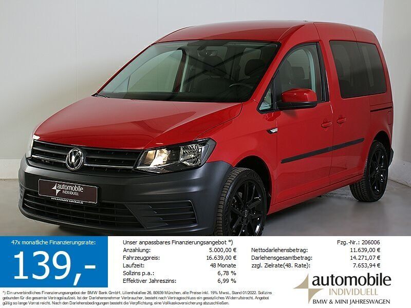 VW Caddy 92.600 km 15.740 € Paderborn 33100