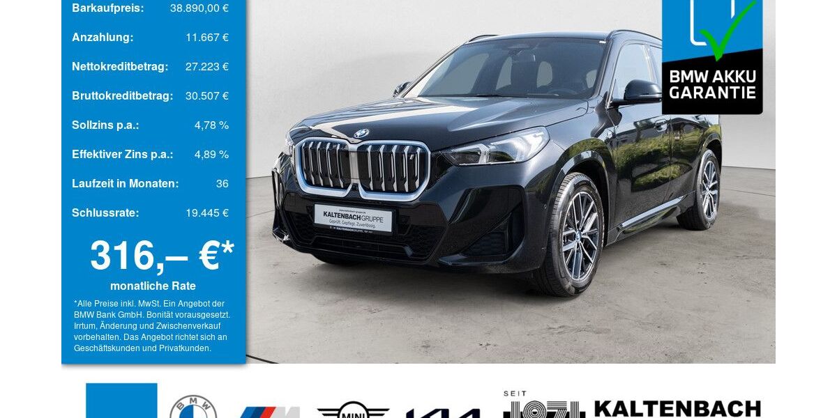 BMW iX1 28.539 km 37.890 &euro; Overath-Vilkerath 51491