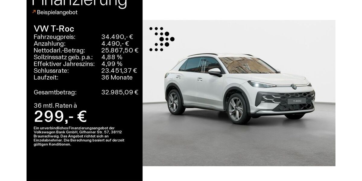 VW T-Roc 6.000 km 31.890 &euro; Bad Kissingen 97688