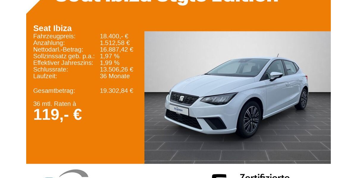 Seat Ibiza 20.598 km 16.900 &euro; Mainz 55129